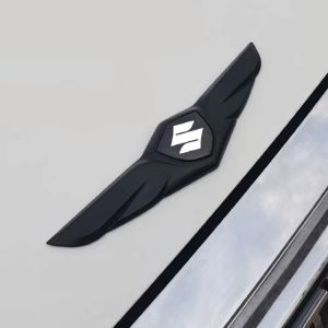 High Quality For Suzuki Stainless Steel Car Logo Car Front Cover Car Hood Metal Ornaments Angel Wings Stickers Car Decoration car accessories fit Alto Swift APV Ertiga Celerio Carry Grand Vitara Jimny Vitara Kizashi SX4 Swift Dzire Wagon R+ Baleno