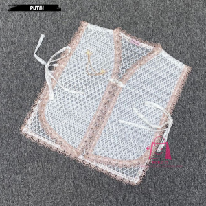 VEST AURA OUTER BRUKAT KEKINIAN ROMPI Muslim Wanita Baju Motif Atasan Panjang Cantik Dress Kondangan