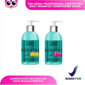 Cbd 250ml Professional Keratin Pro Daily Shampoo Conditioner 250ml Travel Pack / Haircare.