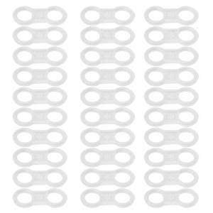 30Pcs Silicone Rings for Wacky Rigs Senko Baits Fishing Gear for Lures Baits 4.5mm/6.3mm