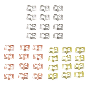 30Pcs giấy kim loại kẹp sách Kẹp Giấy giấy kim loại Kẹp đồ đánh dấu sách Clip Cho sắp xếp tài liệu ảnh giấy Tổ Chức