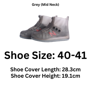 High Cut Water Proof Rain Shoe Cover Thick Sole Anti Slip Reusable Soft Silicone Elastic Motorcycle Hiking Rain Boot