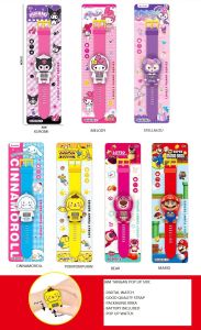 [DK] JAM TANGAN ANAK KARAKTER POP UP LED DIGITAL WATCH MELODY KUROMI CINNAMAROLL STELLALOU POMPOMPURIN 599