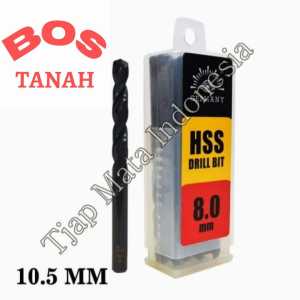 Mata bor besi 105mm HSS Tjap Mata Drill bits 10.5 MM Cap Mata hss