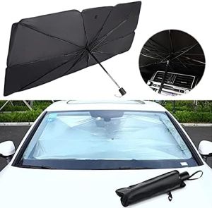 Car Sunshade Car Front Windshield Sunshade Telescopic Folding Sunshade Sunscreen Summer Keimav