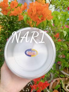 Khay Nhôm size 16-40cm - Khay Tròn Nhôm - Xửng Nhôm tròn - mâm bơ nhôm tròn Minh Phương đủ size - gia dụng Nari