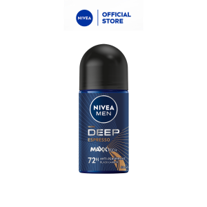 NIVEA MEN Deep Espresso Deodorant Roll On 50ml / Antiperspirant / Ubat Ketiak