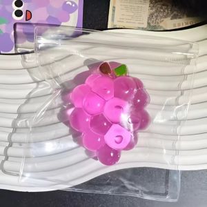 Siamsbhyk 捏捏乐butter squishy慢回弹slow rising squishy解压玩具cheese squishy Slow Rising Grapes Fidget Toy Hand Toy Transparent Grapes Sensory Toy Creative Soft Elastic Squishy Fruit Kids & Adults