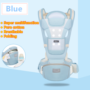 [💛SG Ready Stock] Baby Carrier Infant Comfortable Breathable Multifunctional Sling Backpack Hip Seat Carrier Baby Carrie