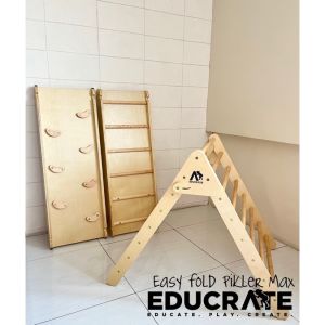 educratePh Easy fold Pikler triangle MAX with Jumbo Ramp / climbing frame / gross motor