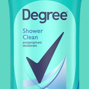 Degree Antiperspirant Deodorant Twin Pack Shower Clean 48-Hour Sweat and Odor Protection Antiperspirant for Women 2.6 oz