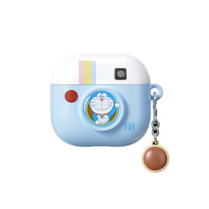 100% Authentic Doraemon Case for Apple AirPods 4 Casing Earphones Cover Silicone Soft Protective Cover Washable Full Protection Flexible Resilient RPC3537