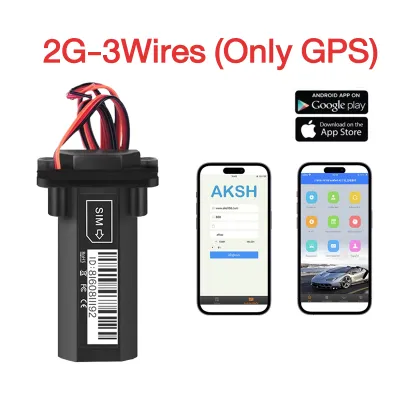 GPS Tracking Device for Car Motorcycle Built Battery 150mAh Waterproof AKSH App management Realtime Tracker Locator