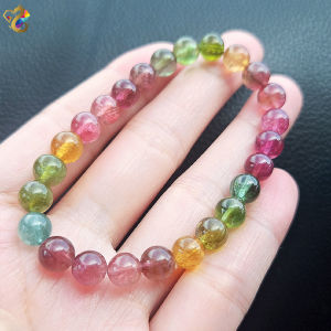 Collection Grade Rainbow Tourmaline Bracelet
