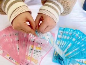 Baby Milk Powder Storage Bag Milk Powder Bag Sub-packaging Disposable Storage Bag with Dispenser BPA Free