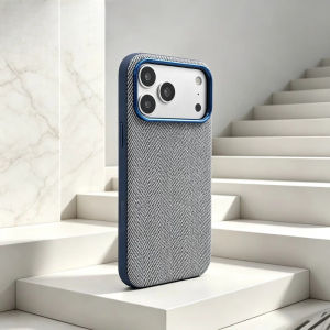 Tech Woven Canvas Magnetic Phone Case for iPhone 18 17 Pro 16 17Pro Max Cover For Magsafe Wireless Charging Original Matte Shell