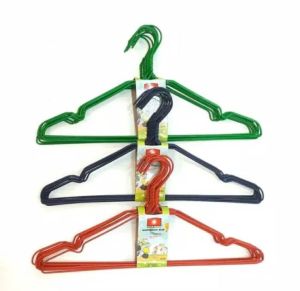 HANGER COATING WARNA LAPIS PVC ( ISI 40 ) ANTI KARAT DAN HARGA TERMURAH BISA ( COD ) GRATIS ONGKIR
