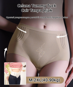 Celana Dalam Antibakteri Wanita Celana Pelangsing Pinggang Tinggi Dengan Efek Angkat Bokong Bahan Cair Tanpa Jahitan Celana Pelangsing Pasca Melahirkan Warna Peach