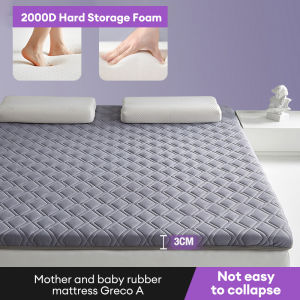 Thicker 3cm Tatami Mattress Mattress Topper Foldable Mattress Single/Queen/King Tilam Mattress Topper Bedding Tilam Tatami Alas Tilam 床垫