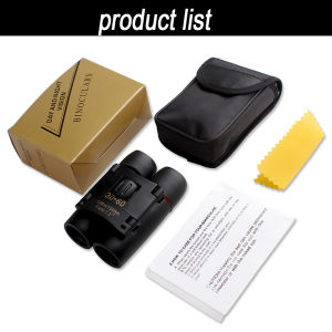 Mini Folding Binoculars 30 x 60 Telescope Lens Small Binoculars Compact for Adults Kids Mini Binocular for Bird Watching Traveling Sightseeing Lightweight Pocket Folding Binoculars for Concert Theater Opera