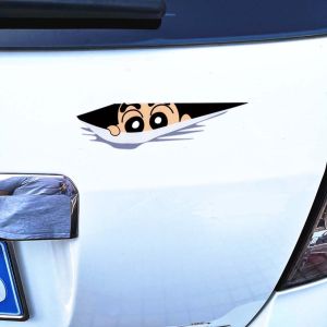 RD5BA7 Universal 4 pcs/set Vinyl Peeking Anime Eyes Styling Glass Decal Sticker Car styling Accessories Car Sticker Exterior Accessories