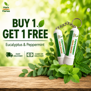 Buy 1 Take 1 Nasal Inhaler Aromatherapy by Mark and Marias | Nasal Stick Eucalyptus Peppermint Menthol Lavender | Original Inhaler Refreshing Nasal Stick Pocket Size Cooling Aroma Travel Friendly Daily Use Sinus Comfort Breathing Support Premium Quality