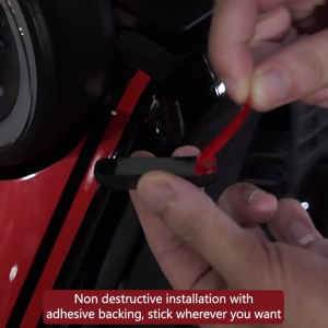 LED Solar Power Car Warning Light Night Security Simulated Alarm Wireless Antitheft Caution Lamp Flashing