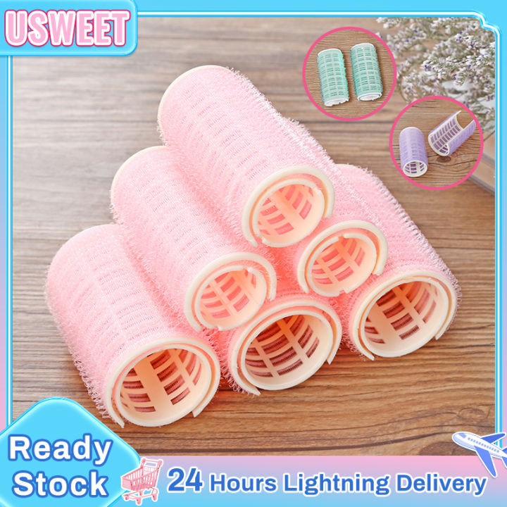 Plastic hair outlet curler