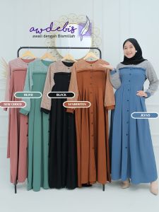 GAMIS WANITA DEWASA VANIA DRESS TERBARU BY AWDEBIS GAMIS WANITA MODERN 2023