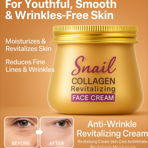 Secret To Youthful Skin Facial Cream Hydrating Anti-Wrinkle Rejuvenating Repair Whitening Collagen Snail Mucin Cream for Combination Skin Bamboo-based Manual Application Lightweight Non-Greasy Eco-Friendly