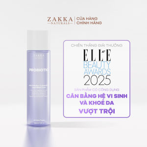 Toner 2 Trong 1 Hỗ Trợ Làm Sạch Và Cấp Ẩm Probiotic Anti-Pollution & Hydrating Dual Effect Zakka Naturals 150ml