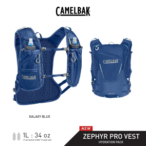 CamelBak Zephyr Pro Vest with Two 17oz Quick Stow Flasks