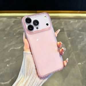 Phone Case For iPhone 17 Air 17e 16e 16 15 14 13 12 11 Pro Max Plus X XR XS Max Lens Protect Anti-Slip Soft Silicone Clear Cover Case Casing