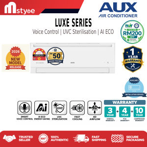 [SEDA] AUX R32 Inverter Air Conditioner 1HP-2.5HP | Luxe Series | 4★/5★ Energy Saving | HEPA Filter | Self-Clean | [2026 New Model]