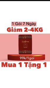 [ SIÊU MẠNH-GIẢM 3KG SAU 7 NGÀY]  Viên uống giảm cân đốt mỡ SAFFRON gói 7 viên không tăng cân trở lại·