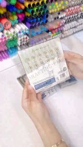 6/9/12 Pack Micron Fineliner Pen Manga Markers  Art Hand-painted Hook Line Pen Sketch Pens Stationery Set Art Supplies