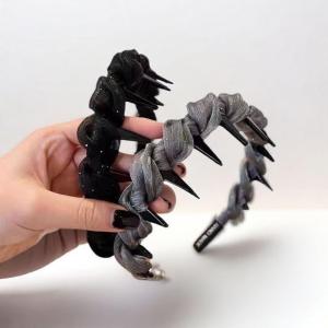 เครื่องประดับศีรษะ ความรู้สึกทันสมัย ตาข่ายมุก มีเอกลักษณ์และสะดุดตา กะโหลกสูง รูปแบบสามมิติ ผู้ใหญ่