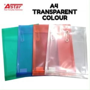 【1PACK=12PCS ! ! !】ASTAR A4 Fail Sampul Dokumen/Envelope File/Rope Document File/Fail Tali (EN01A)
