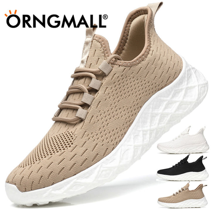 ORNGMALL Sneakers Shoes for Men Breathable Casual Shoes Fashion Comfortable  Lace Up Sport Shoes Walking Shoes Suitable for Daily Life and Sports Men