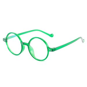 GOXBERK Kính chống Bức Xạ Cho Phụ Nữ Thời trang Retro Chống Bức Xạ Kính Mắt Kính Chống Bức Xạ Cho Phụ Nữ Nữ Gạo Nail Nhựa Chống Ánh Sáng Màu Xanh Máy tính Kính Kính đọc sách Hyperopia Kính Kính Kính Vòng Presbyopic Kính