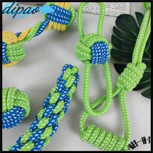 【dipao】 Nibble Pet Dog Toy Puppy Tooth Cleaning Rope Knot Dog Training Toys Resistant Dog Rope Toys Grinding Teeth Pet Cotton Rope