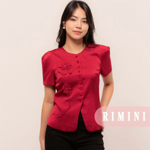 RIMINI - Atasan Formal Wanita Premium Berlengan Size XS-3XL - Ginevra Top CC32248