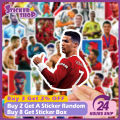 50pcs Football Sports Star Cristiano Ronaldo Stickers DIY Phone Luggage Skateboard Scrapbook Decals. 