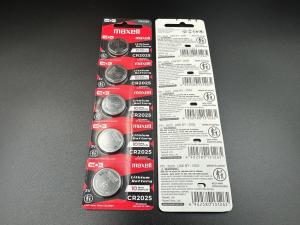 [Made in Japan] MAXELL CR2032 CR2025 CR2016 3V LITHIUM batteries (5 in a Pack)