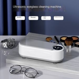 Máy rửa siêu âm gia dụng đa năng rửa trang sức cọ trang điểm kính mini di động