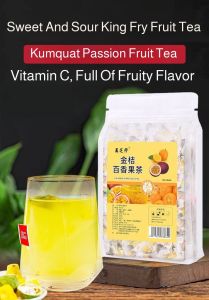 Kumquat Passion Fruit Tea Passion fruit lemon Kumquat Tea health tea Tasteful Fat Burning Whitening Home Use