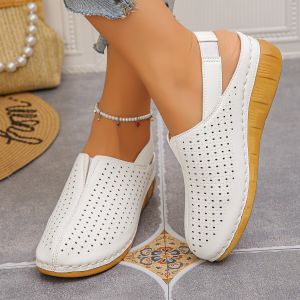 Free Shipping Plus-Size Summer New Outdoor Casual Thick-Soled WomenS Sandals Versatile For Hiking Slip-On Design And Featuring A Hollowed-Out Easy-To-Wear Style