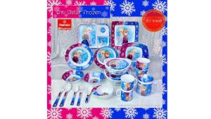 Sister Frozen (ลายซิสเตอร์ โฟรเซ่น) เนื้อเมลามีนแท้ ศรีไทยซูปเปอร์แวร์ Frozen Elsa Anna olaf (ขายเป็นชิ้น)