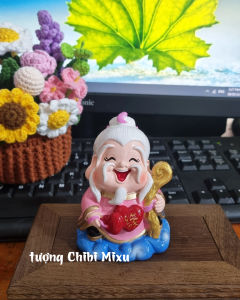 Tượng chibi Ông Tơ 9cm - Tơ Hồng Nguyệt Lão thiên tiên