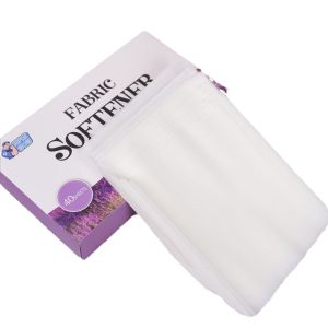 SG RumahHome® Laundry Fabric Softener Dryer Sheets 40PCS/Box | Anti-Static Softens De-Wrinkles Lavender/Fresh Linen Scent